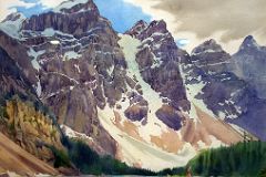 40E Valley Of The Ten Peaks by Walter J Phillips 1957 At The Banff Centre Walter Phillips Gallery